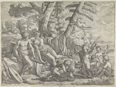 Venus en Mercurius door Fabrizio Chiari