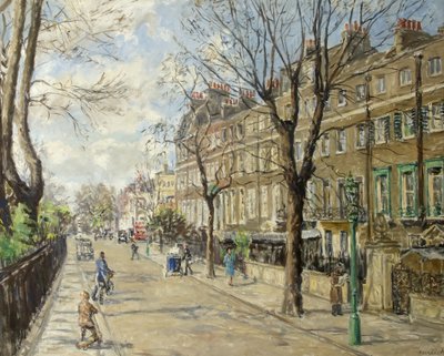 Cheyne Walk, april 1939 door Fairlie Harmar