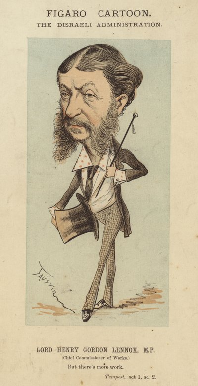 Lord Henry Gordon-Lennox, Britse Conservatieve politicus en minister in de regering van Benjamin Disraeli door Faustin (b.1847)