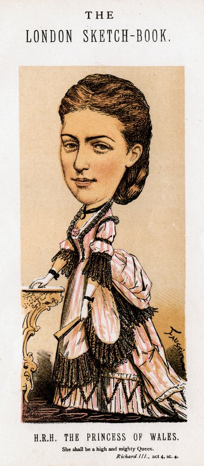 Alexandra van Denemarken, prinses van Wales door Faustin