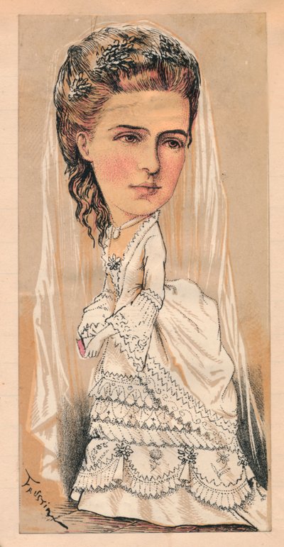H.K.H. De hertogin van Edinburgh, 1874 door Faustin