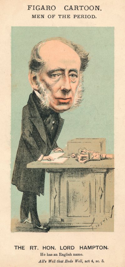 De Rt. Hon. Lord Hampton door Faustin