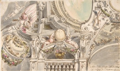 Ontwerp voor een Plafond door Faustino Trebbi.
