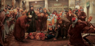 Dervish Ceremonie door Fausto Zonaro