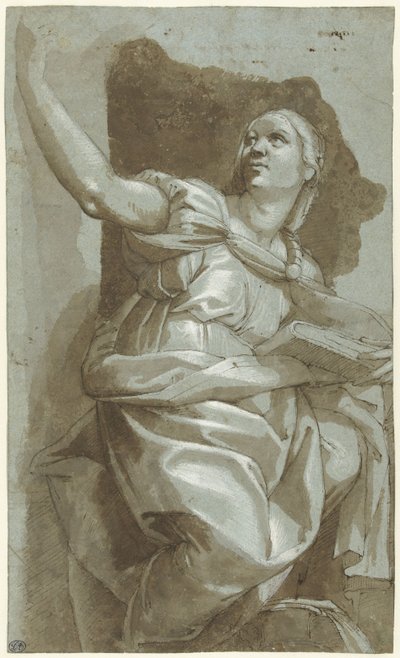 Cumaeïsche sibylle door Federico Barocci (attributed to)