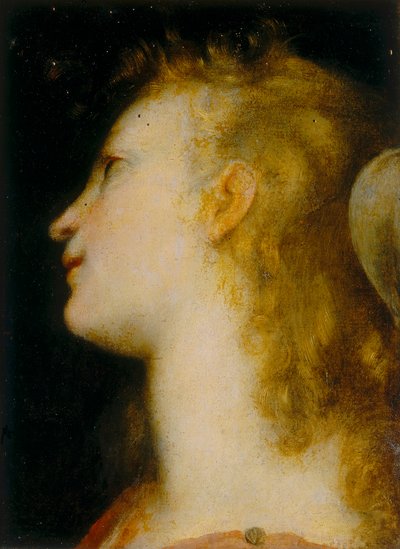 Hoofd van een engel door Federico Barocci