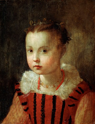 Portret van een meisje door Federico Barocci