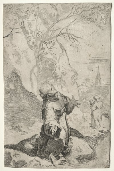St. Franciscus ontvangt de stigmata door Federico Barocci