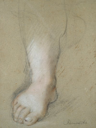 Studie van een voet, late 16e eeuw door Federico Barocci