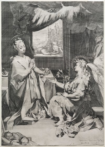 De Annunciatie door Federico Barocci