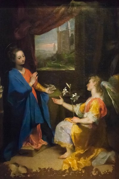 Aankondiging, altaarstuk door Federico Fiori Barocci or Baroccio