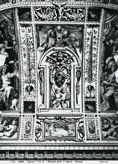 Twee putti door Federico Fiori Barocci or Baroccio