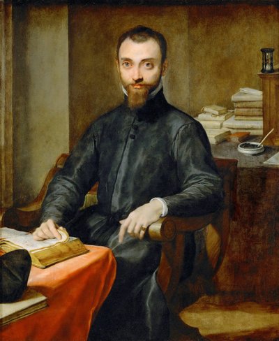 Monsignore Giuliano della Rovere door Federico Fiori Barocci or Baroccio