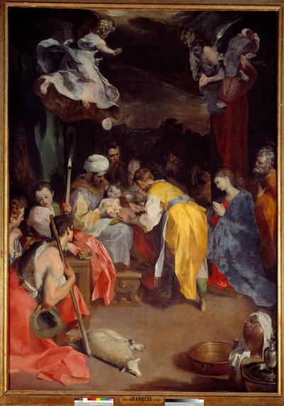 De besnijdenis van Jezus door Federico Fiori Barocci or Baroccio