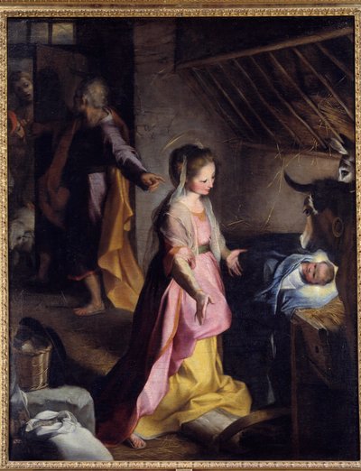 De Geboorte door Federico Fiori Barocci or Baroccio