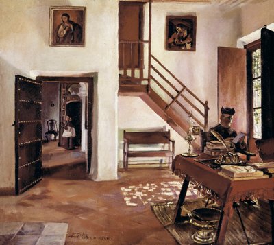 Interieur van het Kapucijnenklooster door Federico Godoy y Castro