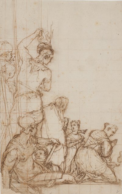 Groep toeschouwers door Federico Zuccaro