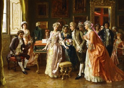 De Muziekles door Federigo Andreotti