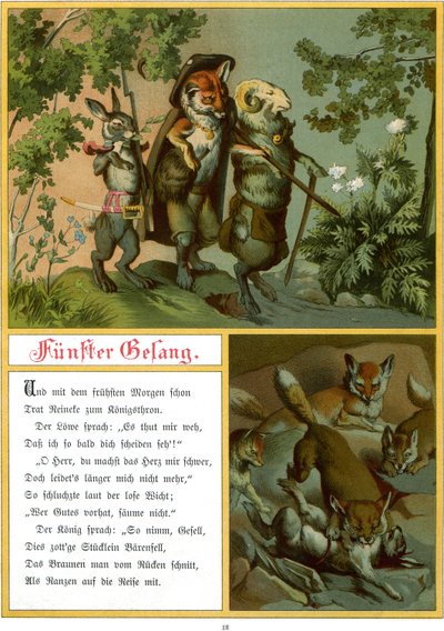 Reinaert de Vos door Fedor Alexis Flinzer