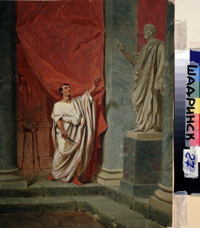 De eed van Brutus na de verkrachting van Lucretia door Fedor Andreevich Bronnikov