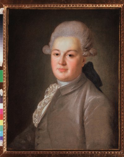 Portret van graaf Artemi Vorontsov door Fedor Stepanovich Rokotov