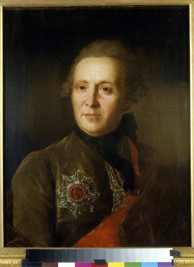Portret van de dichter Alexandre Soumarokov door Fedor Stepanovich Rokotov