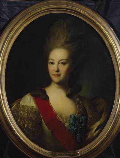 Portret van gravin Ekaterina Nikolayevna Orlova 1758-1781, ca. 1779 door Fedor Stepanovich Rokotov