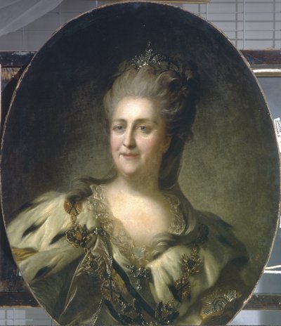 Portret van Keizerin Catharina II 1729-1796, 1779 door Fedor Stepanovich Rokotov