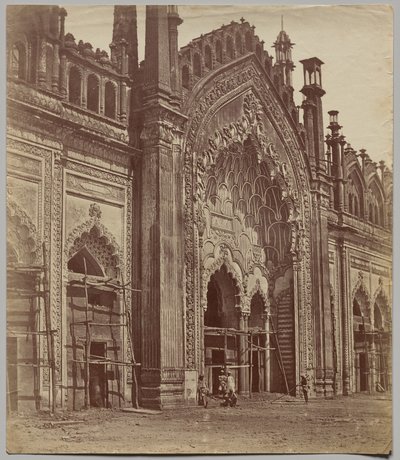 Jama Masjid Poort door Felice A. Beato