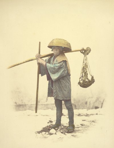 [Een Japanse contractarbeider]. door Felice Beato