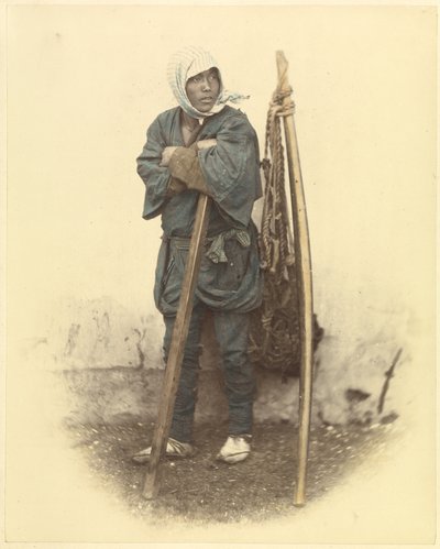 [Een Japanse contractarbeider]. door Felice Beato