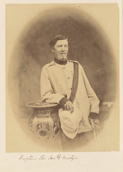 Kapitein De Eerwaarde Mostyn door Felice Beato