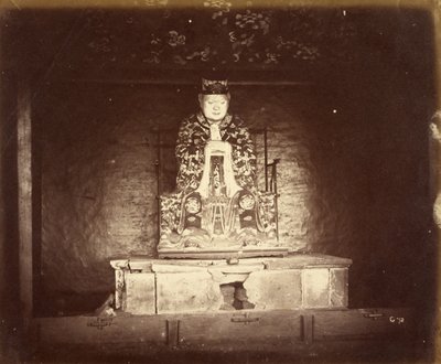[Confucius, Kanton, China]. door Felice Beato