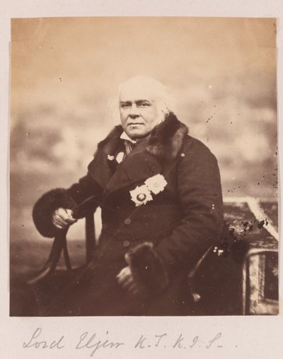 James Bruce achtste graaf van Elgin, 1860 door Felice Beato