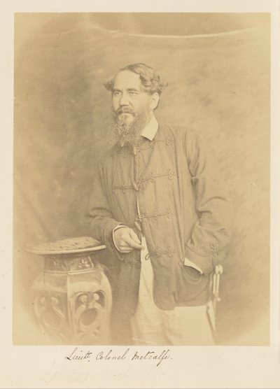 Luitenant-kolonel Metcalfe door Felice Beato