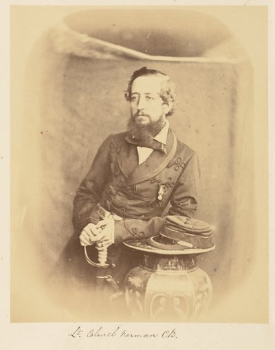 Luitenant-kolonel Norman CB door Felice Beato
