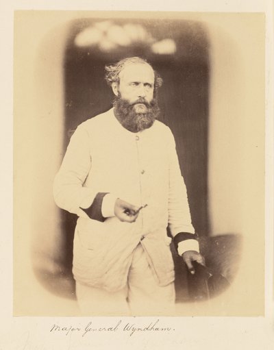Generaal-majoor Wyndham door Felice Beato