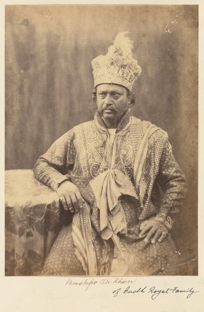 Moostafor Ali Khan van de koninklijke familie van Oudh door Felice Beato