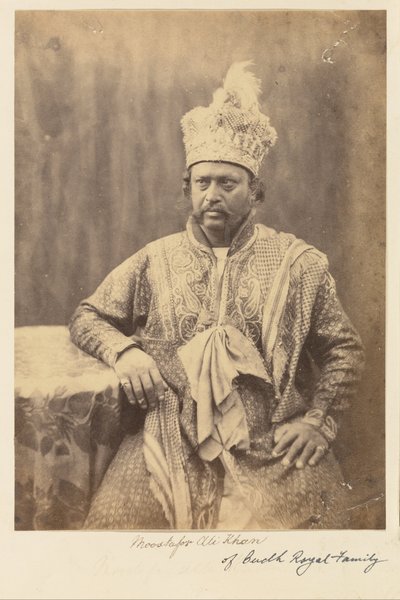 Moostafor Ali Khan van de Budh Koninklijke Familie door Felice Beato
