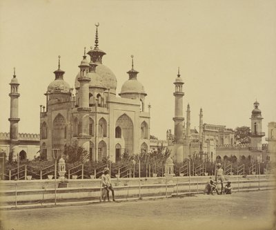 [Moskee in de Hussainabad Imambara]. door Felice Beato