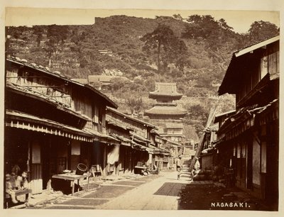 Nagasaki door Felice Beato