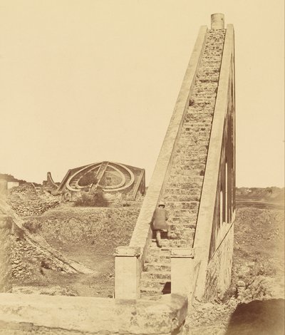 Oude Sterrenwacht bij Delhi door Felice Beato