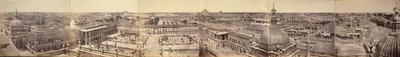 Panorama van Lucknow, Gemaakt vanaf de Grote Imambara door Felice Beato