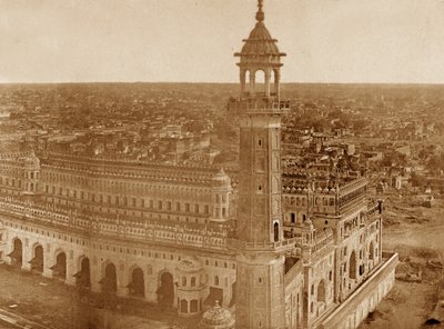Panorama van MachiBoran, Lucknow door Felice Beato