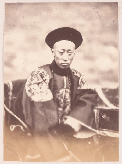 Prins Gong Qinwang van China, 1860 door Felice Beato