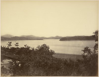 Uitzicht vanaf Fort Monocacy met Fort McKee in de verte door Felice Beato