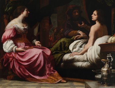 Antiochus prins van Syrië en Stratonica zijn stiefmoeder door Felice Ficherelli