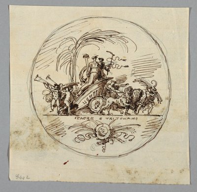 Ceres en Triptolemus door Felice Giani