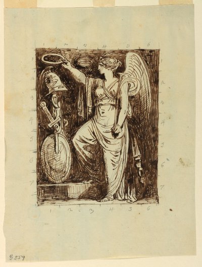 Tekening door Felice Giani