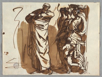 Sint Paulus en figuren, naar Raphael door Felice Giani